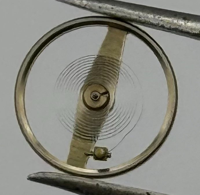 RL 6061 Balance Wheel Complete And Spring 6¼-8’’’ 1848 M Watch Movement Parts