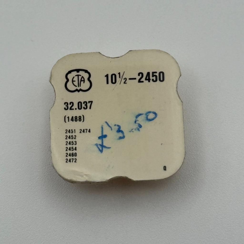 ETA 2450 Pawl Winding Wheel - 10 1/2 - 1488 - NOS - Watch Parts