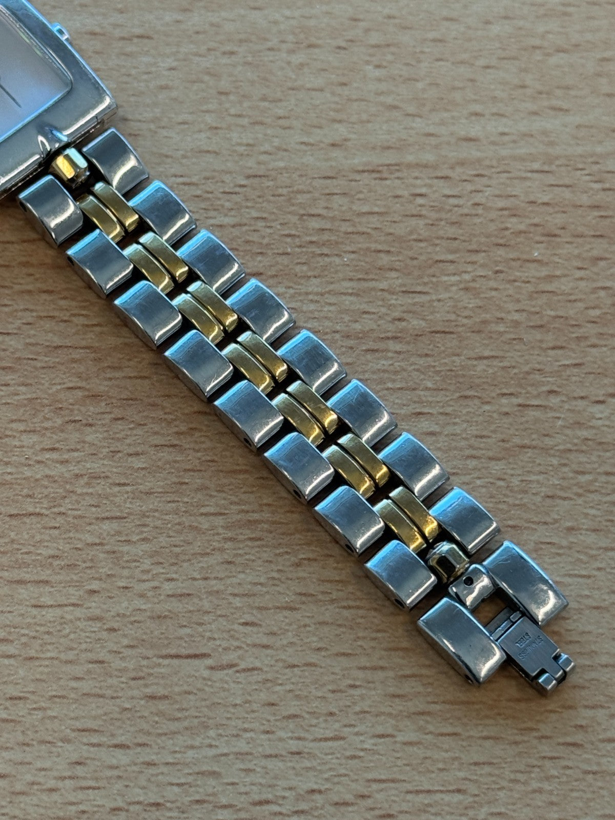 Rotary Reversible Double Bracelet Ladies Watch RARE Working Two Tone Strap 18mm