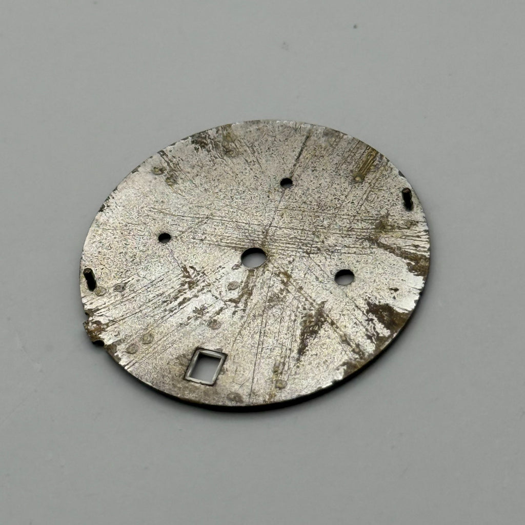 Seiko Watch Dial Chronograph 100M Black Japan Vintage Spare Parts Repair 26.4mm