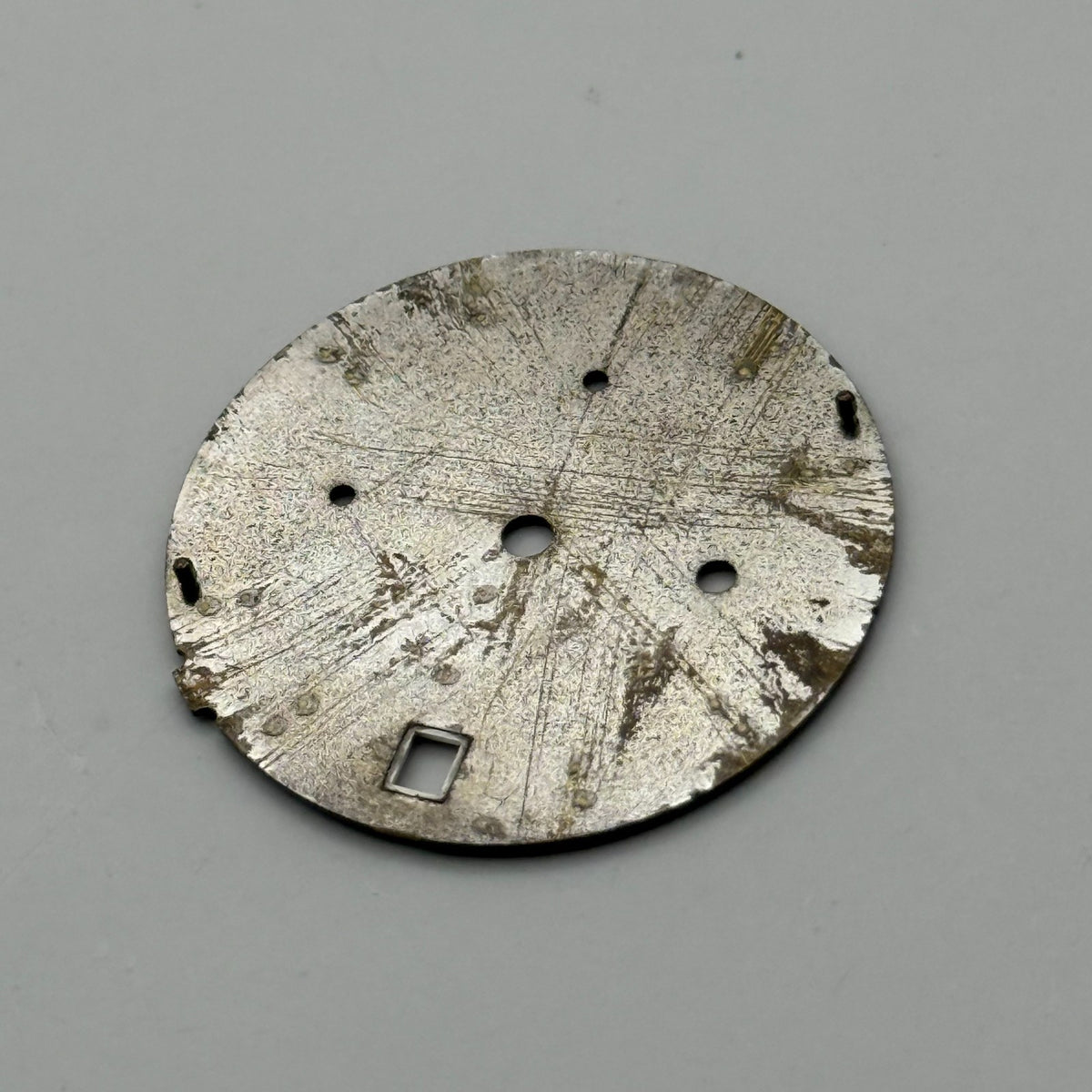 Seiko Watch Dial Chronograph 100M Black Japan Vintage Spare Parts Repair 26.4mm