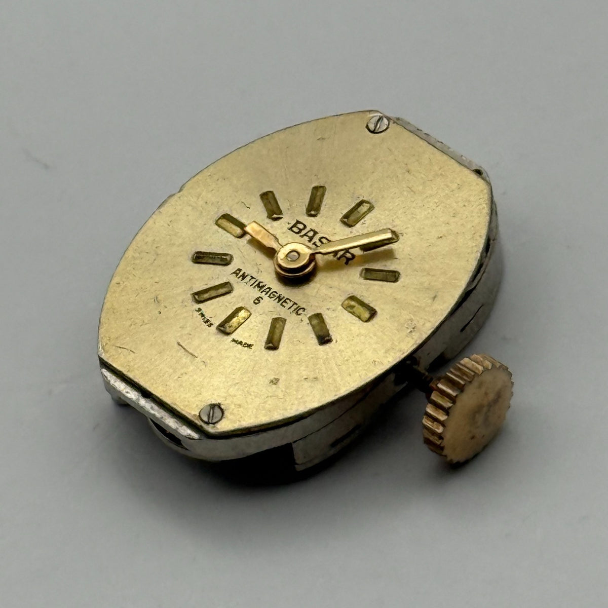 RW 72 Watch Movement Baser Antimagnetic 6 Swiss Manual Wind Parts Repair 12.6mm
