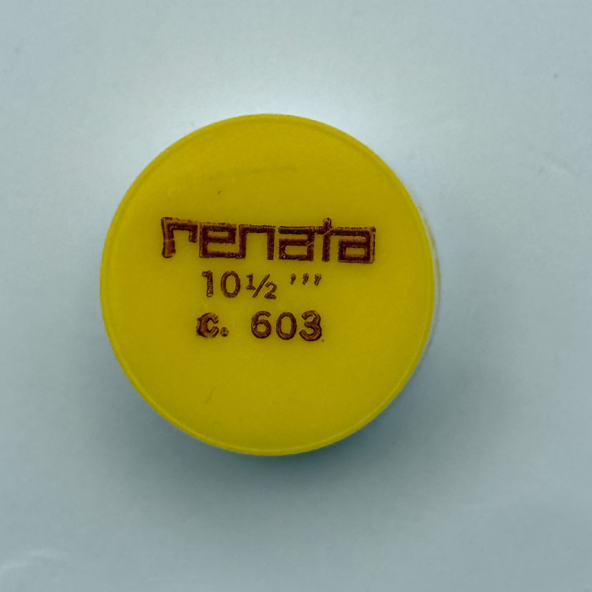C 603 Balance Wheel Complete And Spring 10½’’’ Renata Watch Movement Parts NOS