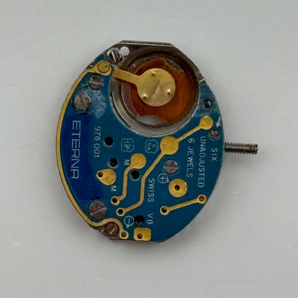 ETA 978.001 Eterna Quartz Watch Movement Swiss Vintage Parts Repair