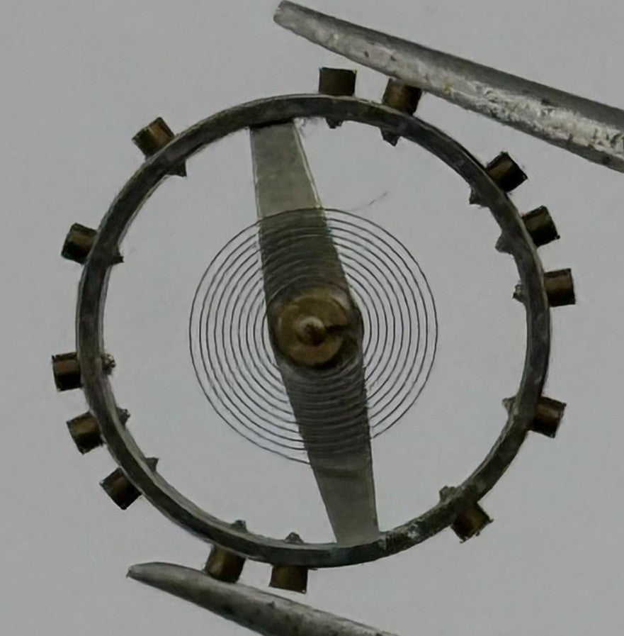 FHF 150 Balance Wheel Complete And Spring 10½’’’ 207 M Watch Movement Parts NOS