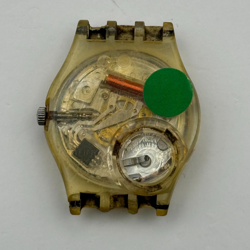 Vintage Swatch Originals Watch LK292G Menthol Tone 2007 ETA Quartz 24mm Parts 