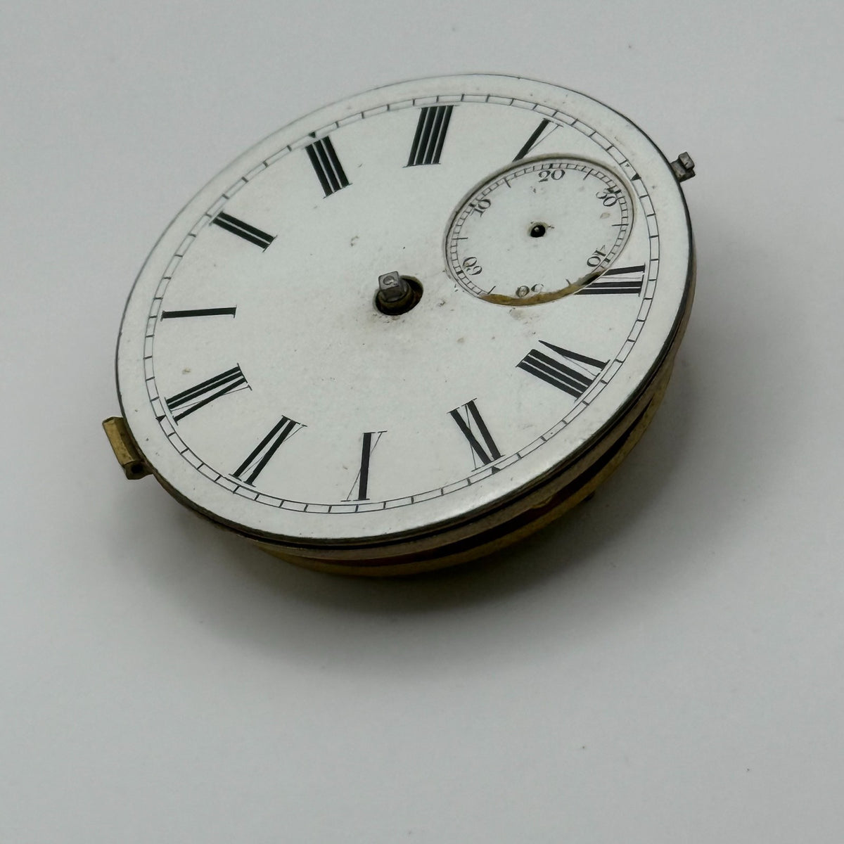English Lever Pocket Watch Movement - E. Johnson & Son Derby - Parts / Repair