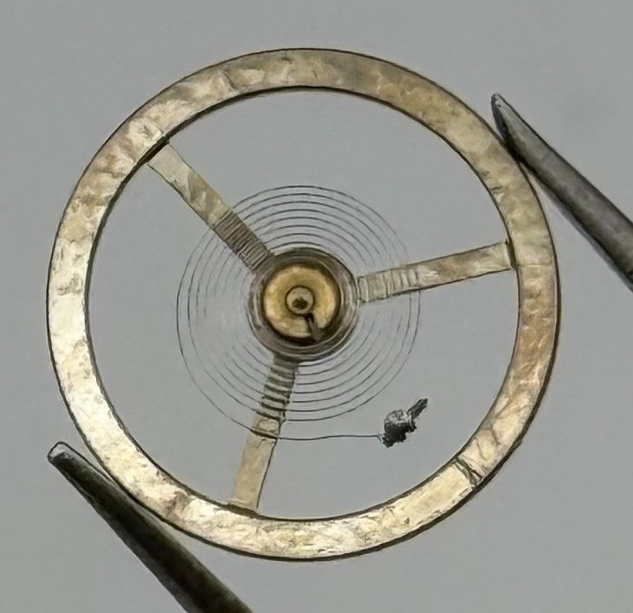 EB 9021 Balance Wheel Complete And Spring 10½’’’ 1253 Watch Movement Parts NOS