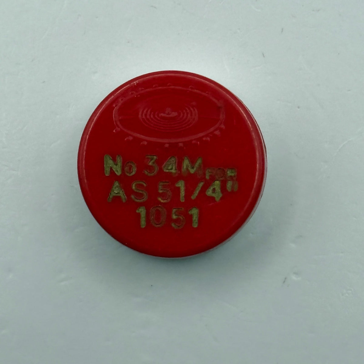 AS 1051 Balance Wheel Complete And Spring 5¼’’’ 34M Watch Movement Parts NOS