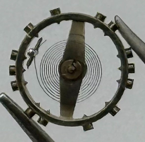 AS 976 1012 Balance Wheel Complete And Spring Pour BO-70 Watch Movement Parts