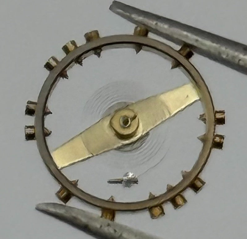 FEF 370 371 Balance Wheel Complete And Spring 176 Watch Movement Parts NOS