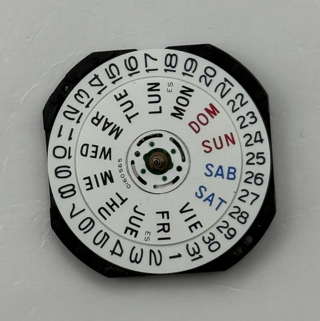 Seiko 7N43A Watch Movement Running Quartz Japan Parts Repair Spares 21.9mm