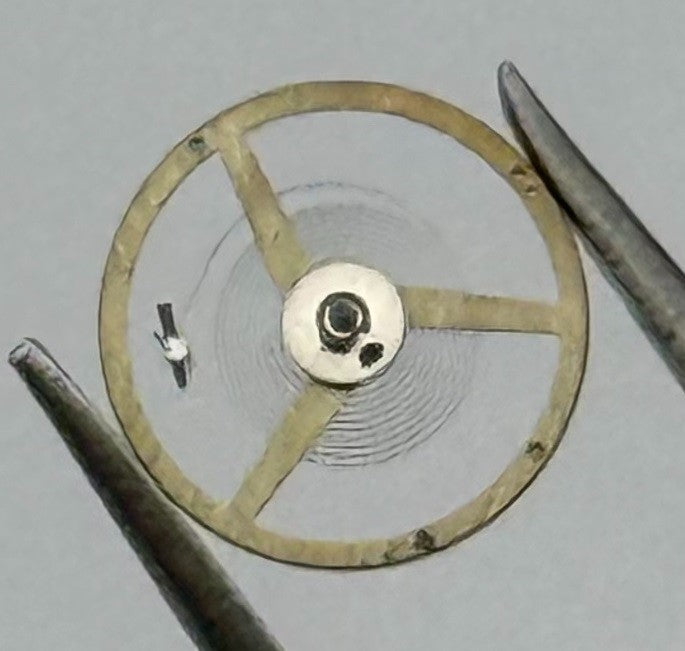 AS 1977-2 Balance Wheel Complete And Spring Renata 1831 Watch Movement Parts NOS