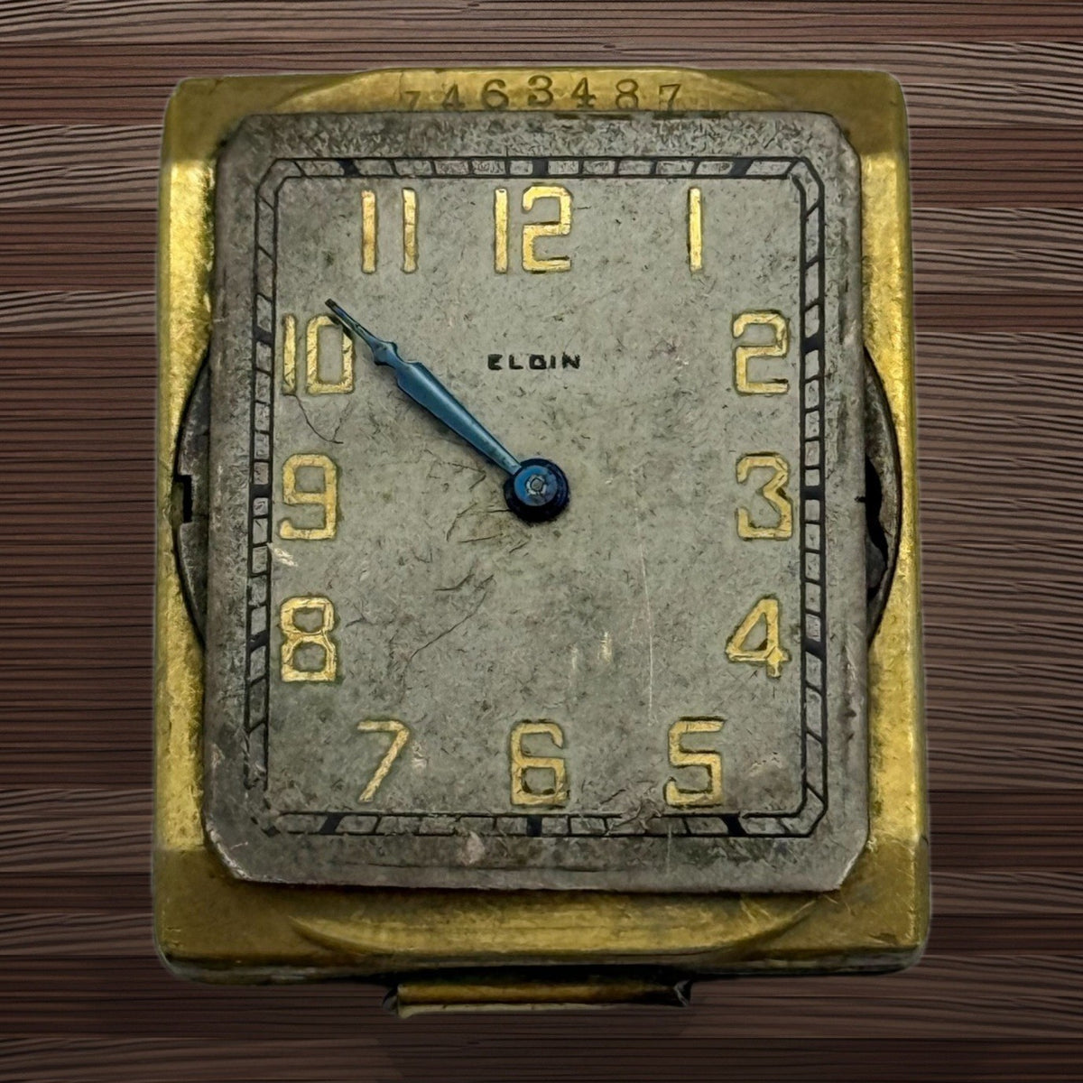 Elgin 447 Model 4 Watch Movement - 1928 American - 10/0s - For Parts / Repair