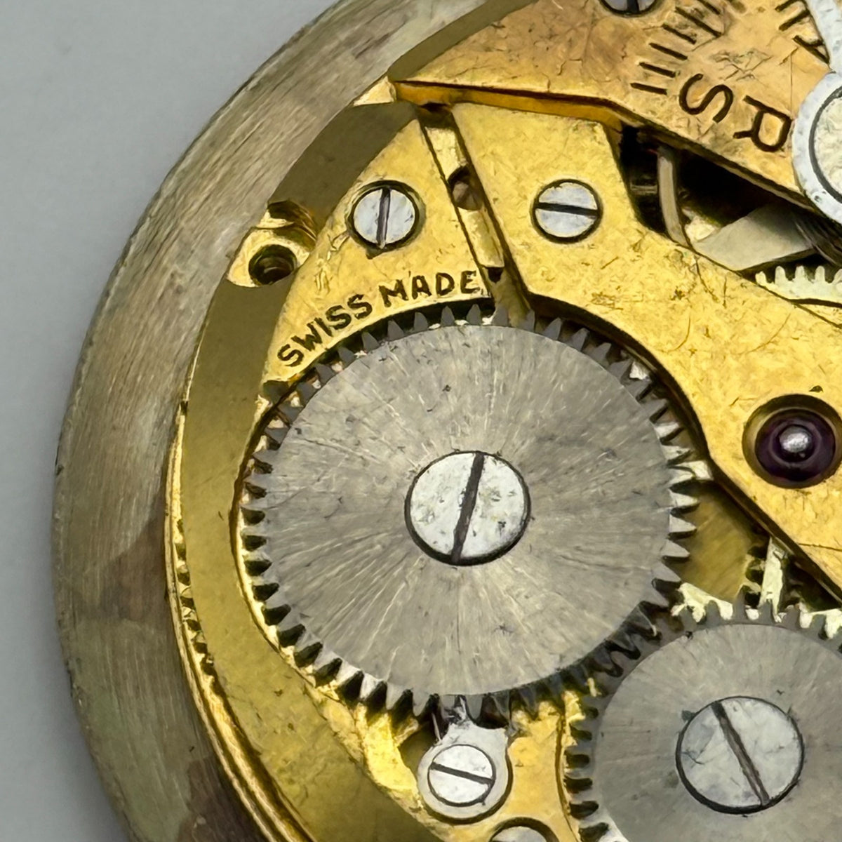 Felsa 391 Watch Movement - Horus 17 Jewels - For Parts / Repair - 26.8mm