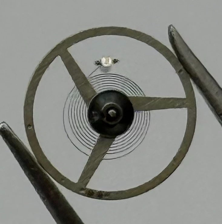 FHF 34-21 Inca Balance Wheel Complete And Spring 1640 M Watch Movement Parts NOS