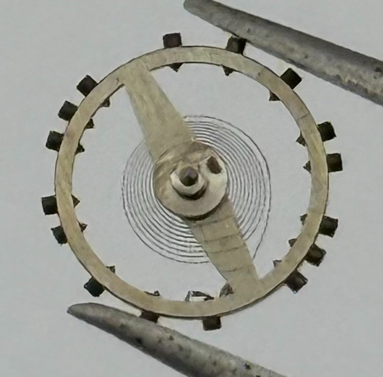 Peseux 60 Balance Wheel Complete And Spring 8¾’’’ 274 Watch Movement Parts NOS