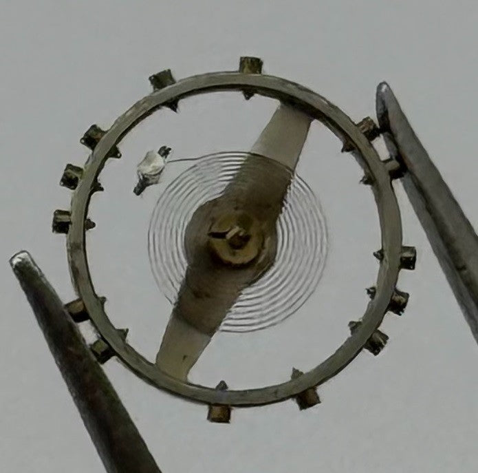 FHF 8 Balance Wheel Complete And Spring 8¾’’’ Renata 191 Watch Movement Parts