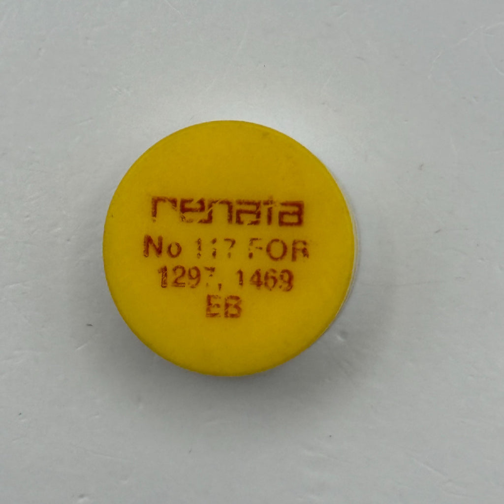 EB 1297 1469 Balance Wheel Complete And Spring Renata 117 Watch Movement Parts