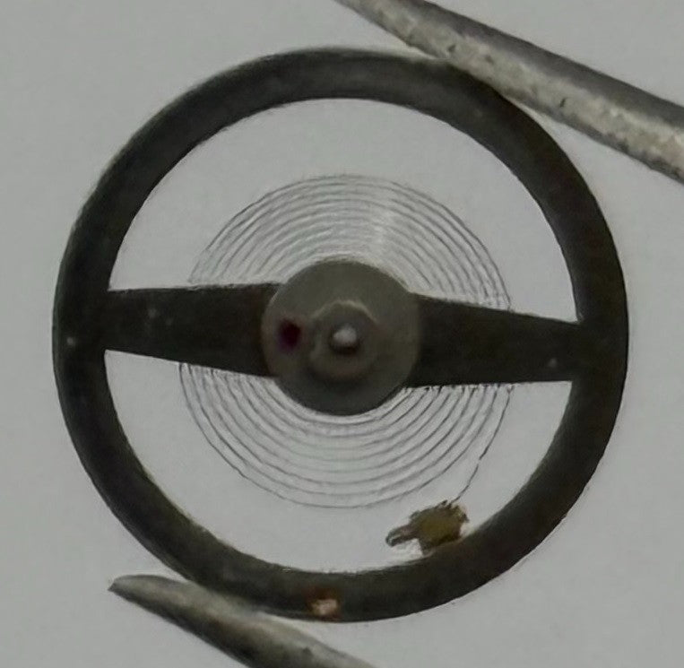 BFG 910 PL Balance Wheel Complete And Spring Renata 825 Watch Movement Parts NOS