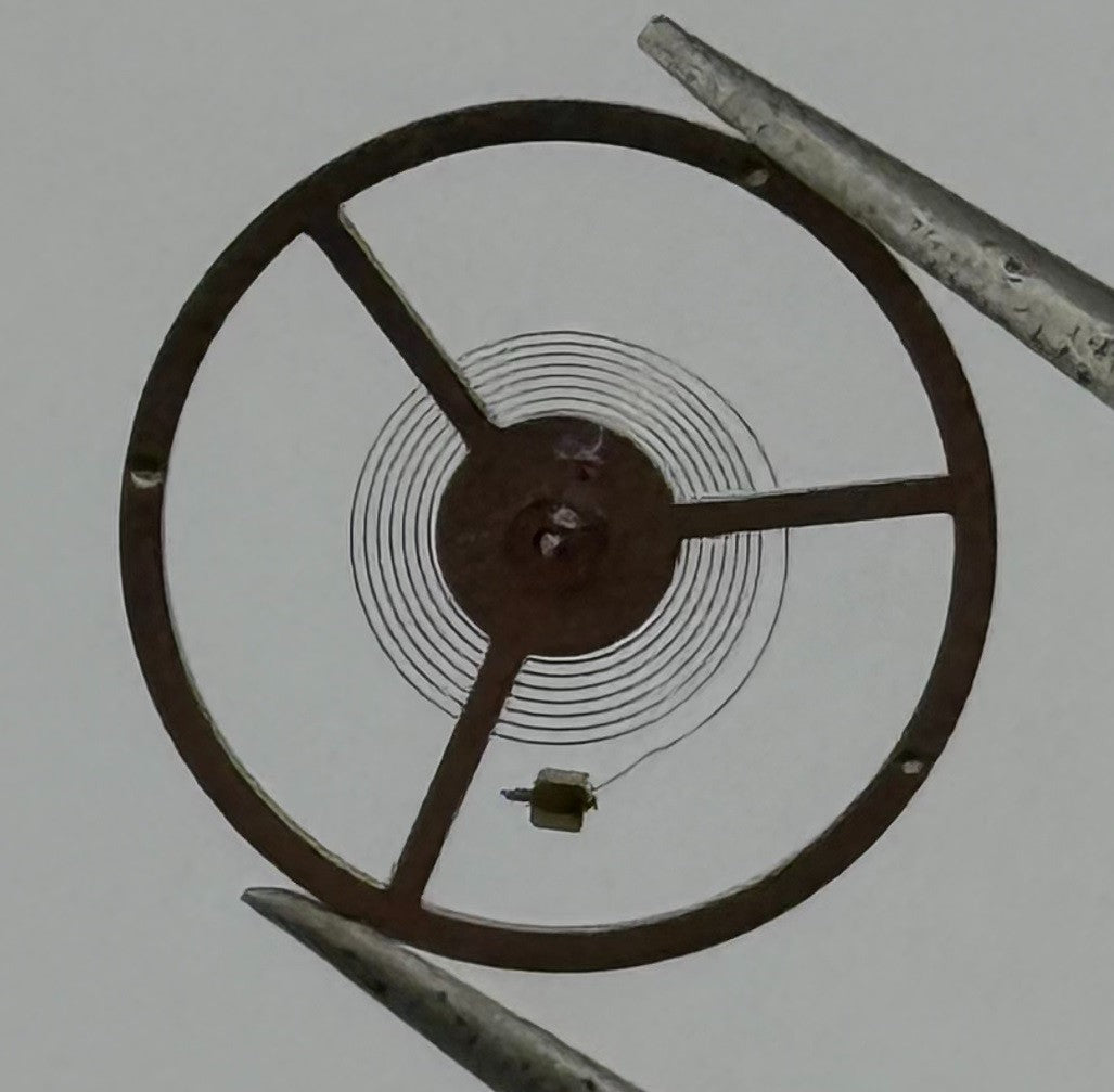 EB 8381 8391-66 Balance Wheel Complete And Spring 10½’’’ 1642 M Watch Parts NOS