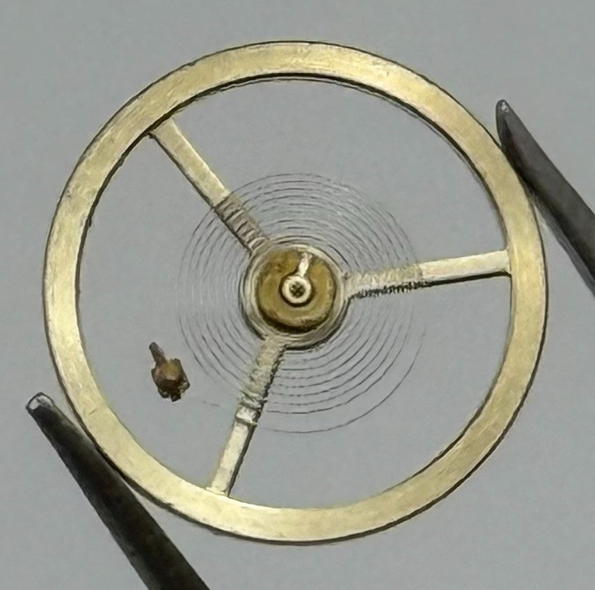 Ebosa 65 Balance Wheel Complete And Spring 12½’’’ 942 Watch Movement Parts NOS