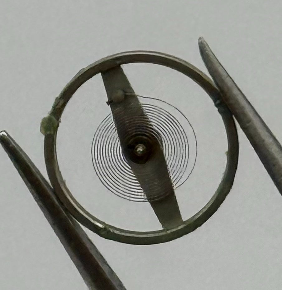 Bidlingmaier 934 Balance Wheel Complete And Spring 9¾’’’ 3779 Watch Parts