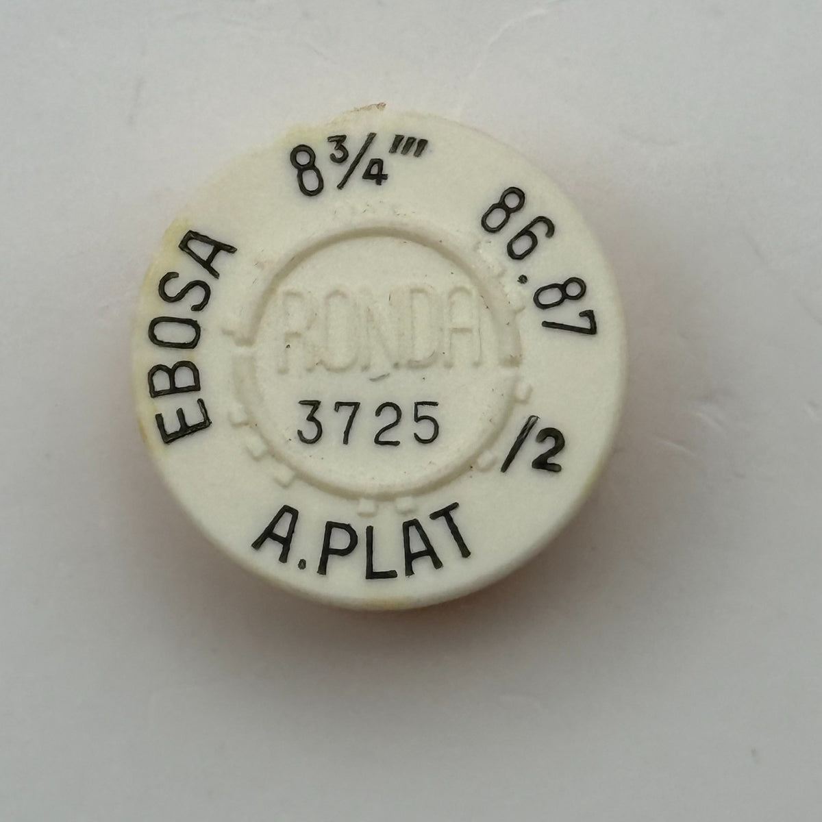 Ebosa 86 87 Balance Wheel Complete And Spring 8¾’’’ 3725 /2 Watch Movement Parts