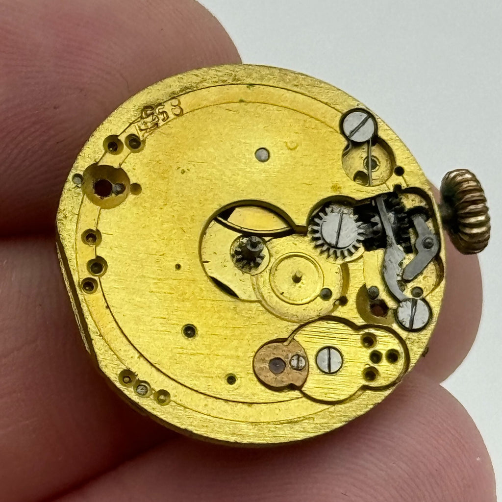 Enicar Trench Watch Movement - Rare Antique - For Parts / Repair - 23.6mm