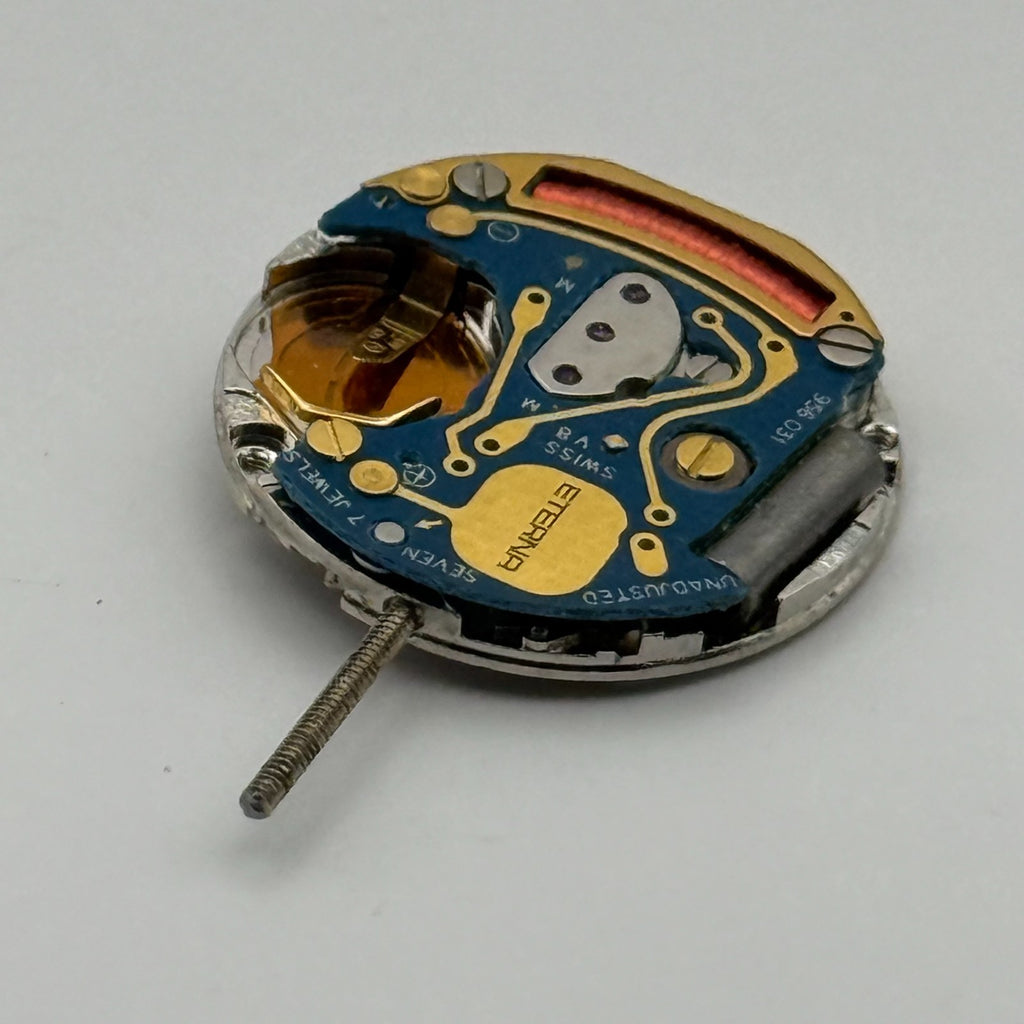 ETA 956.031 Watch Movement Quartz Eterna Swiss 7 Jewels Parts Untested 17.4mm