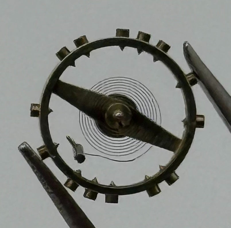 FEF 370 Balance Wheel Complete And Spring Renata 1169 Watch Movement Parts NOS