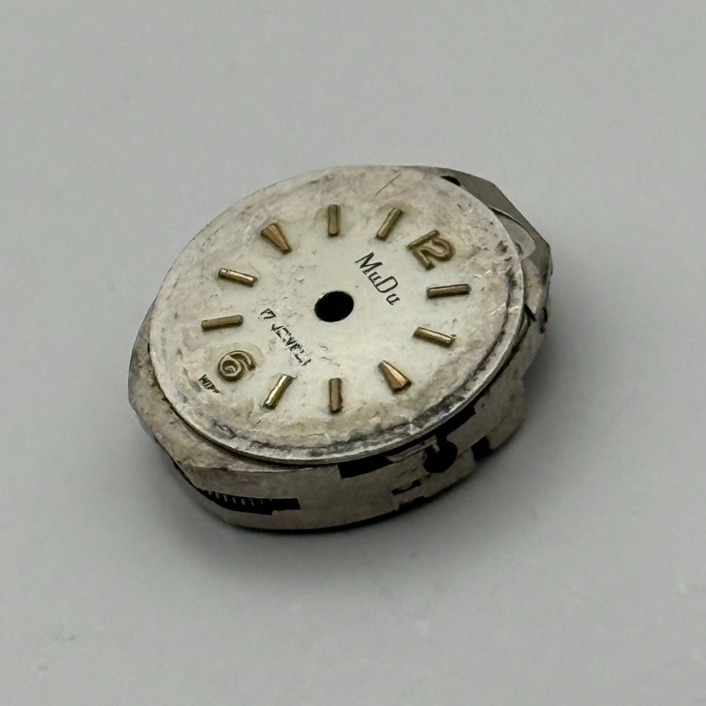 GS 30 Watch Movement MuDu 17 Jewels Swiss Manual Wind Parts Repair 12.9mm