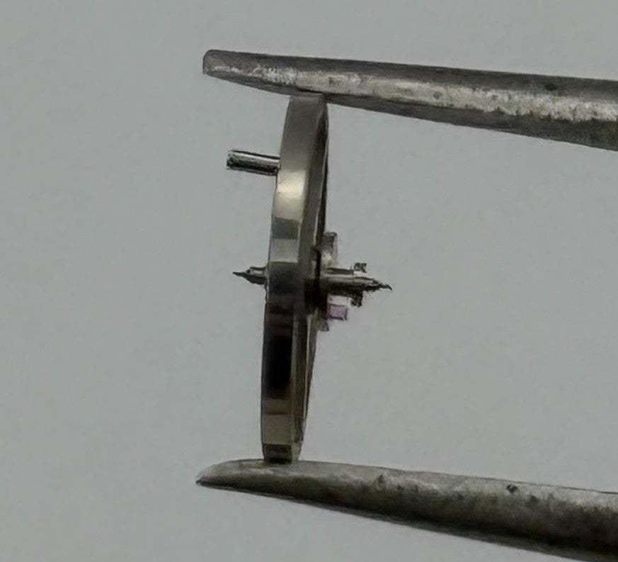 AS 1677/2 Balance Wheel Complete And Spring 5’’’ 5155 Watch Movement Parts NOS