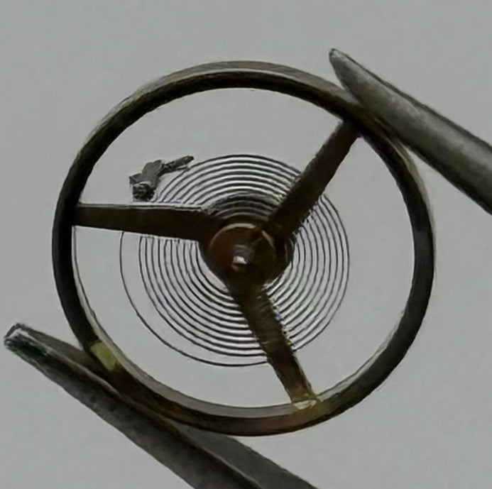 AS 1977-2 Balance Wheel Complete And Spring Renata 1831 Watch Movement Parts NOS