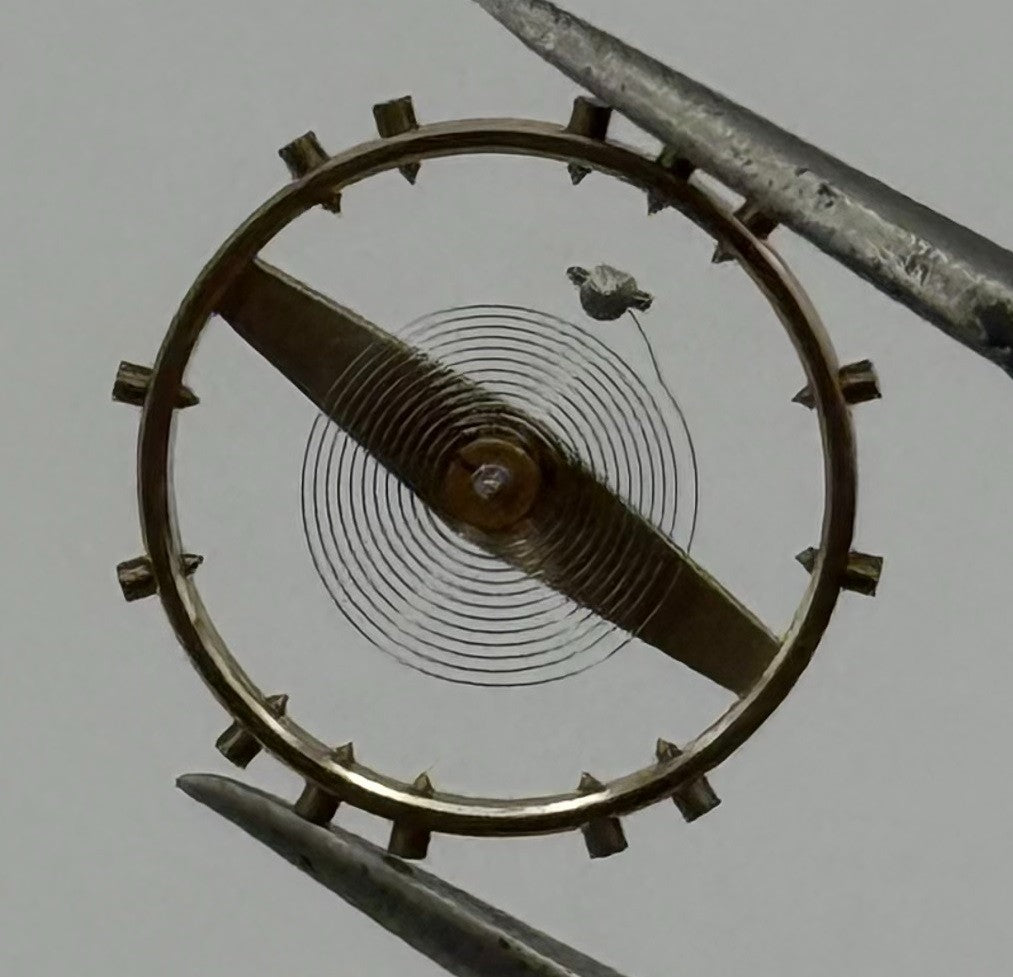 Felsa 4000 Balance Wheel Complete And Spring Renata 965 Watch Movement Parts NOS