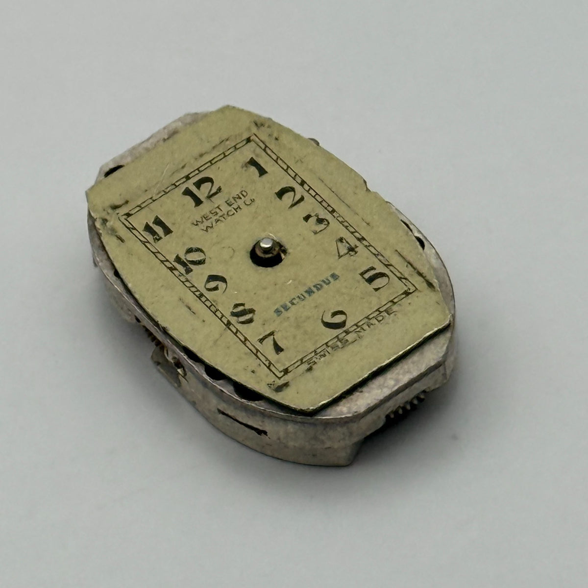 West End Watch Co Watch Movement Secundus Swiss Manual Wind Parts Repair 12.7mm