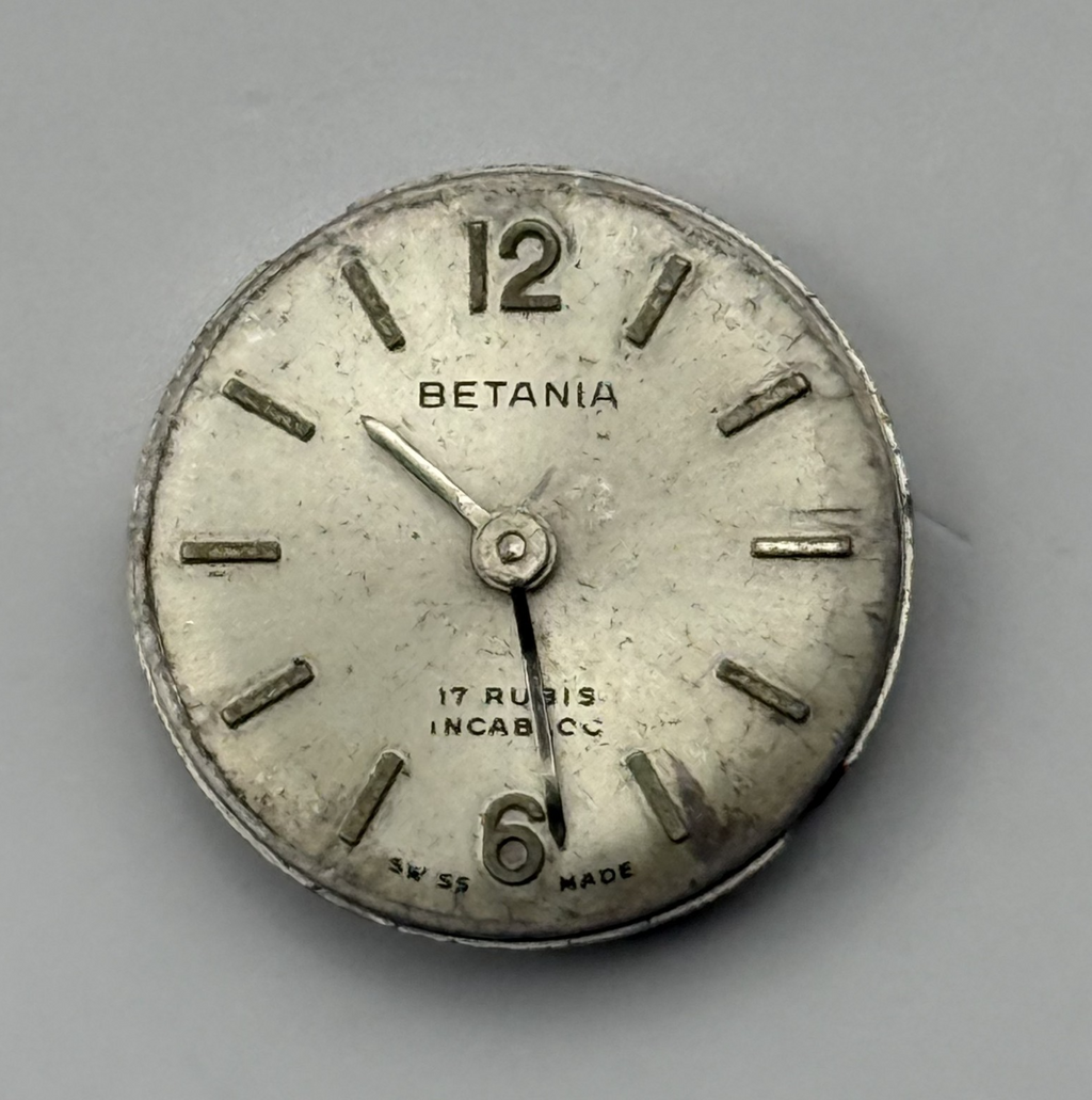 FHF 351 Watch Movement Betania 17 Jewels Swiss Manual Wind Parts Repair 17.5mm
