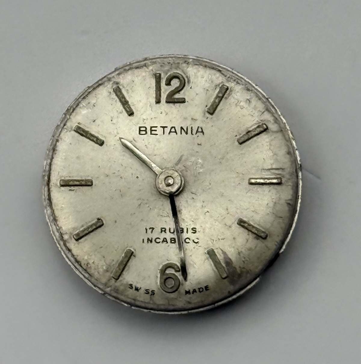 FHF 351 Watch Movement Betania 17 Jewels Swiss Manual Wind Parts Repair 17.5mm