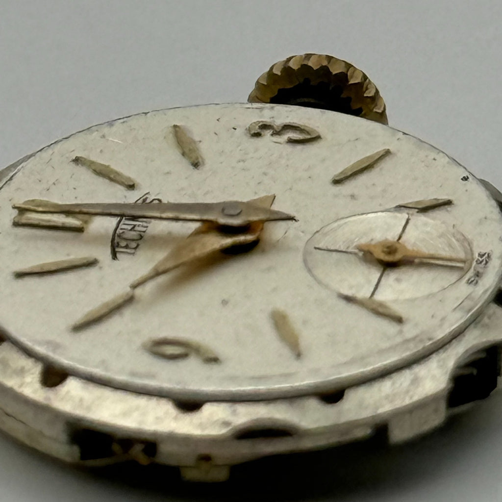 Technos Watch Movement 15 Jewels Swiss Manual Wind Vintage Parts Repair 19.6mm