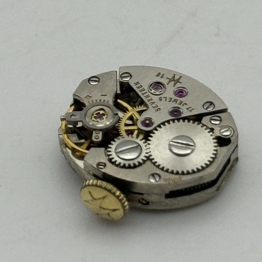 Hamilton 16 Watch Movement Ladies Manual Wind Vintage Swiss Parts 13mm