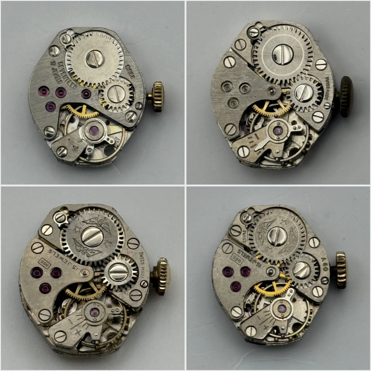 FHF 60 Watch Movement - For Parts Repair - Select From Available Options