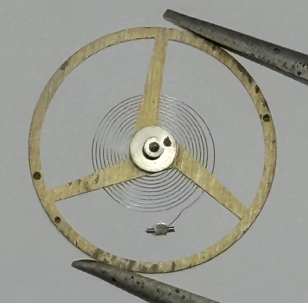 AS 1710 1814 Balance Wheel Complete And Spring 1576 Watch Movement Parts NOS