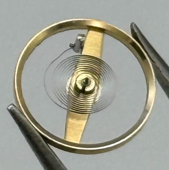 Arogno 151 Balance Wheel Complete And Spring 10½’’’ 15 Watch Movement Parts NOS