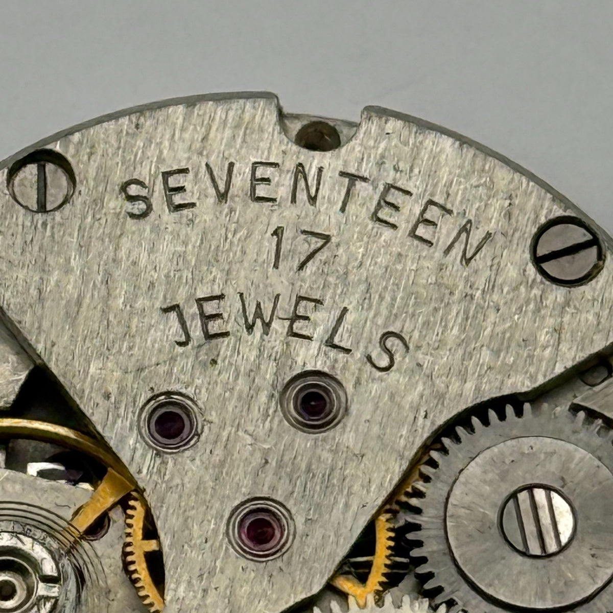 Soviet Watch Movement 17 Jewels Manual Wind Parts Repair 26.5mm