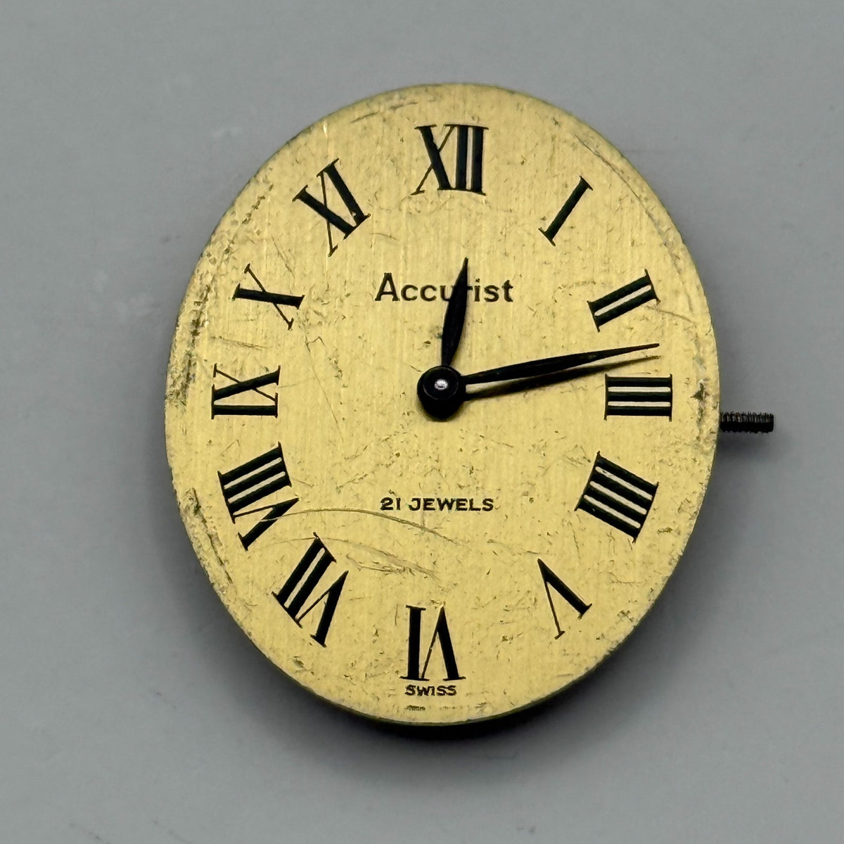 Felsa 4122 Watch Movement Accurist 21 Jewels Running Manual Wind Parts 17.1mm
