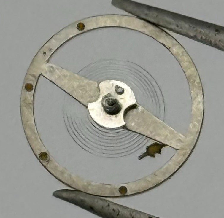 Oris 431 Balance Wheel Complete And Spring 8¾’’’ 397 M Watch Movement Parts NOS