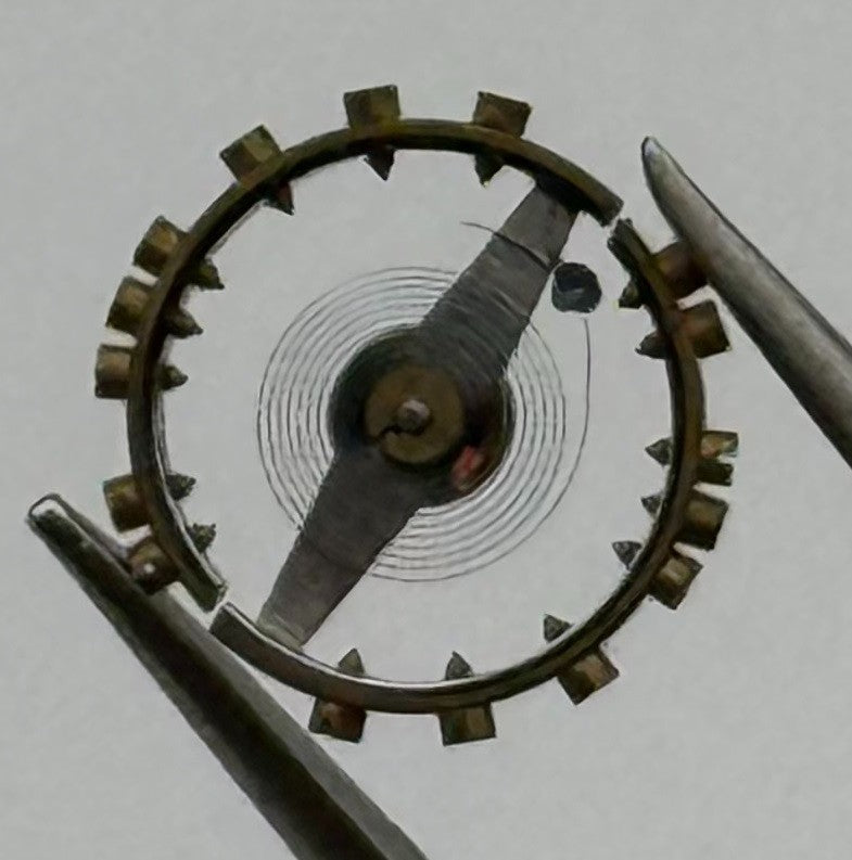 Revue 42 Balance Wheel Complete And Spring 8¾’’’ Bergeon 617 Watch Movement Part