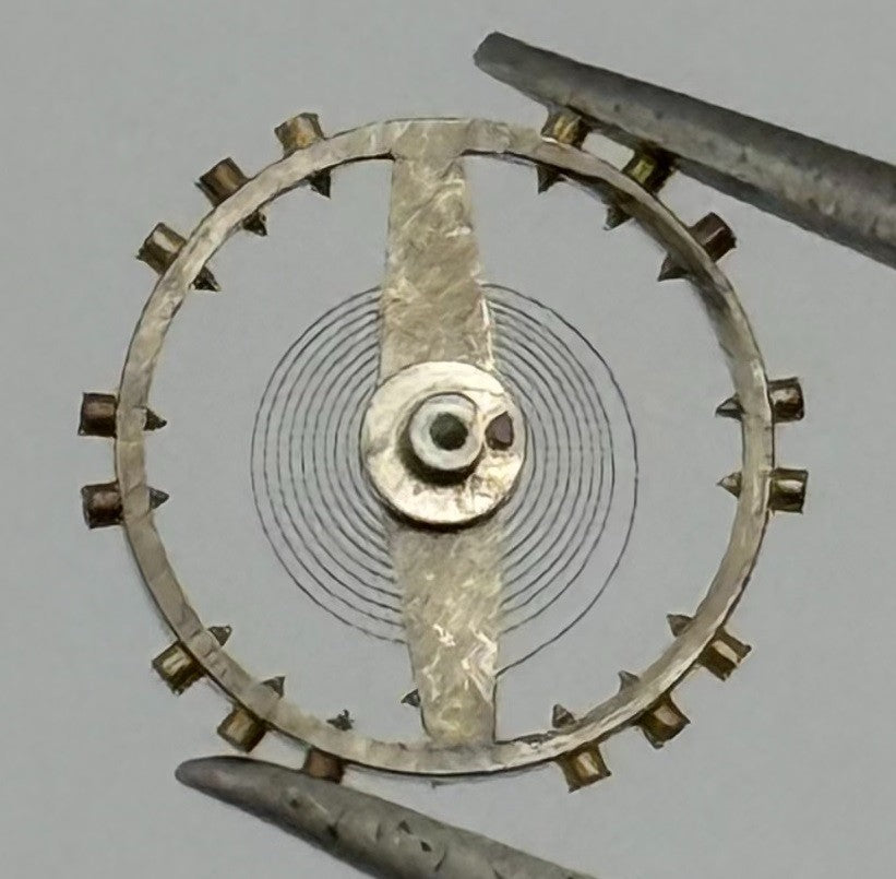 Pierce 861 Balance Wheel Complete And Spring 8¾’’’ 284 Watch Movement Parts NOS