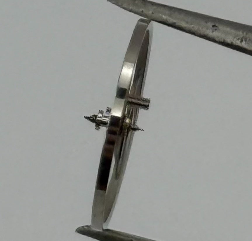 AS 1860 1871 Balance Wheel Complete And Spring Renata 1581 Watch Movement Parts