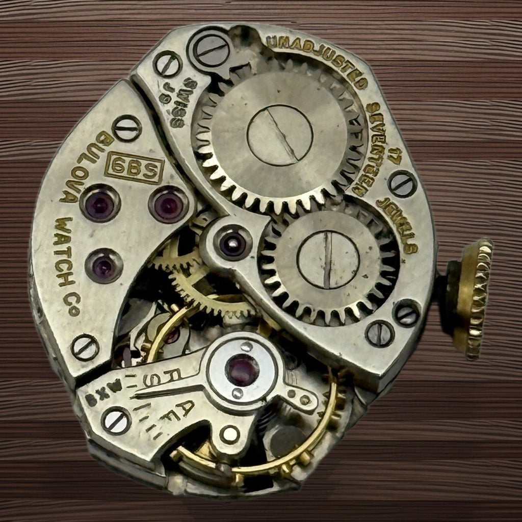 Bulova 6BS Watch Movement - Ladies - For Parts / Repair - 15.2mm